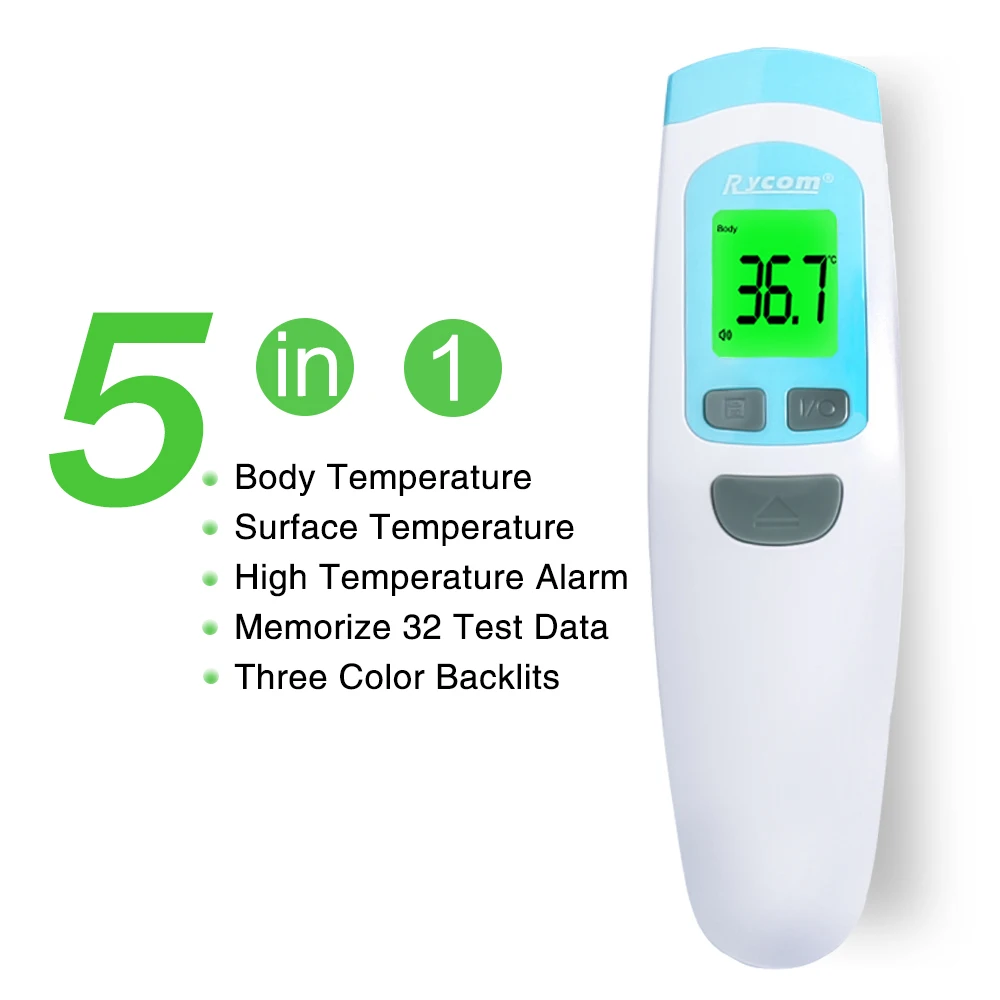 Hot CE certificated rycom non-contact infrared body infrared clinical thermometer