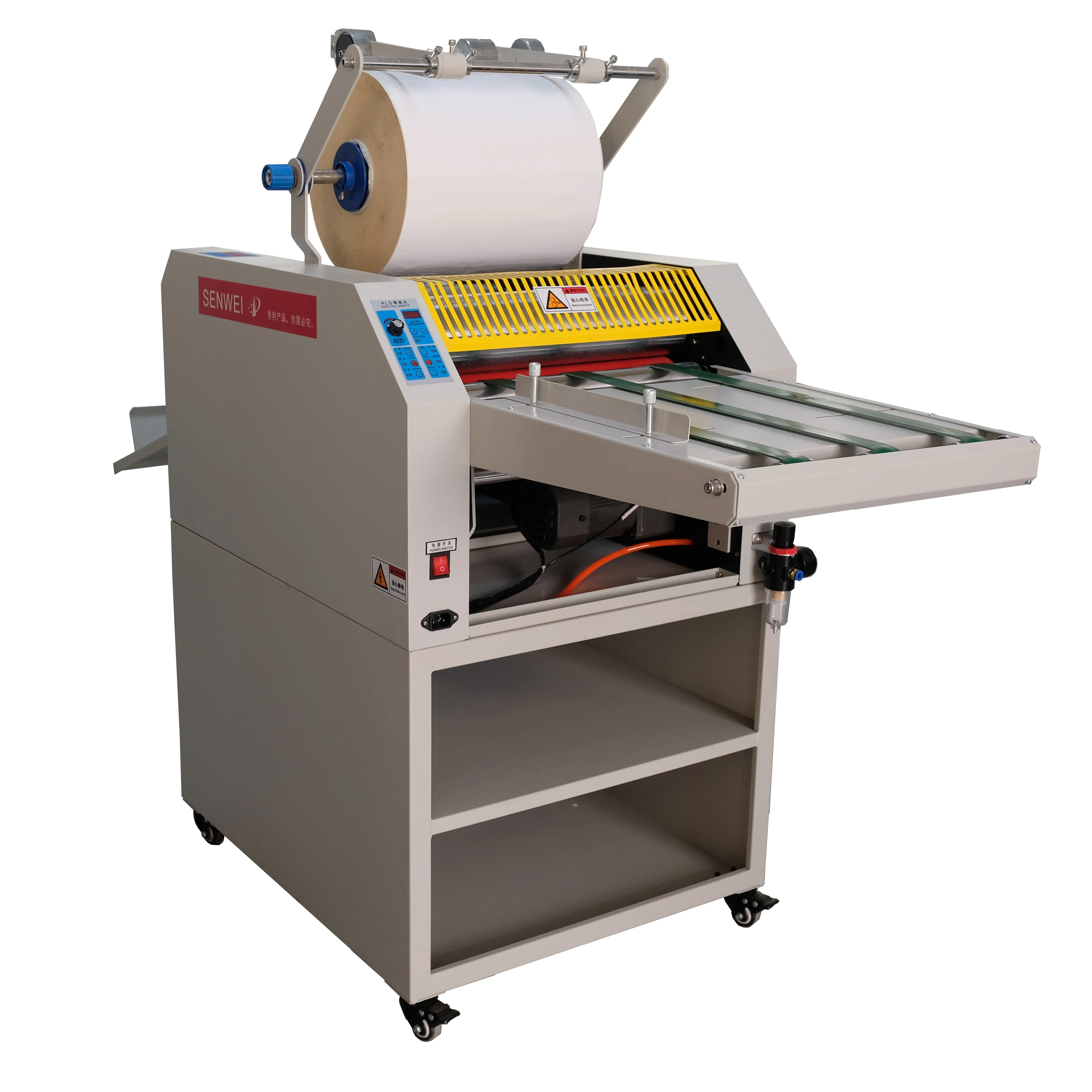 SMFM390C SENWEI 390 DIGITAL  Hot semi automatic laminating machine BOPP film foil machine laminating machine factory product