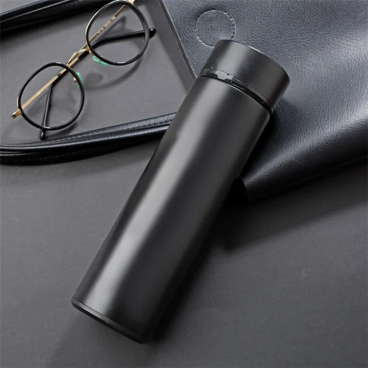 Custom Logo Smart Led Temperature Display Insulation Bottle Sublimation Stainless Steel Intelligent Vacuum Flask