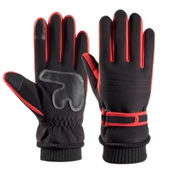 Comfortable outdoor winter sports thick windproof waterproof non-slip warm ski gloves for adults