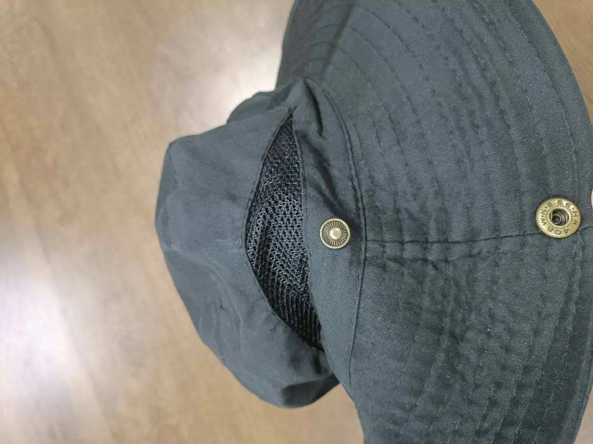 Custom Outdoor Sublimation All Over Printing Wide Brim Beach Travel Resort Waterproof Breathable Island Wear Bucket Hat