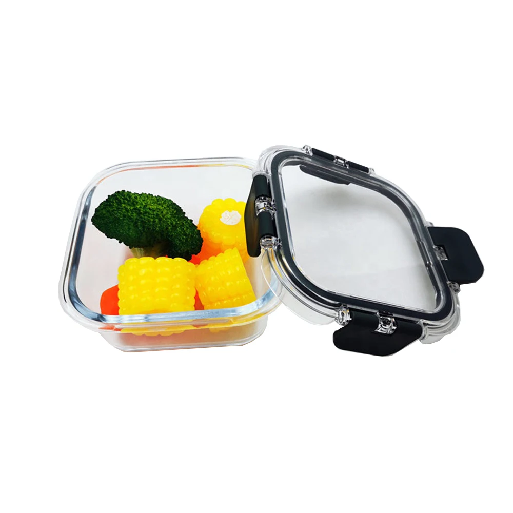 Wholesale Glass Food Container Glass Containers Food Storage Glass Food Tiffin Lunch Box Containers