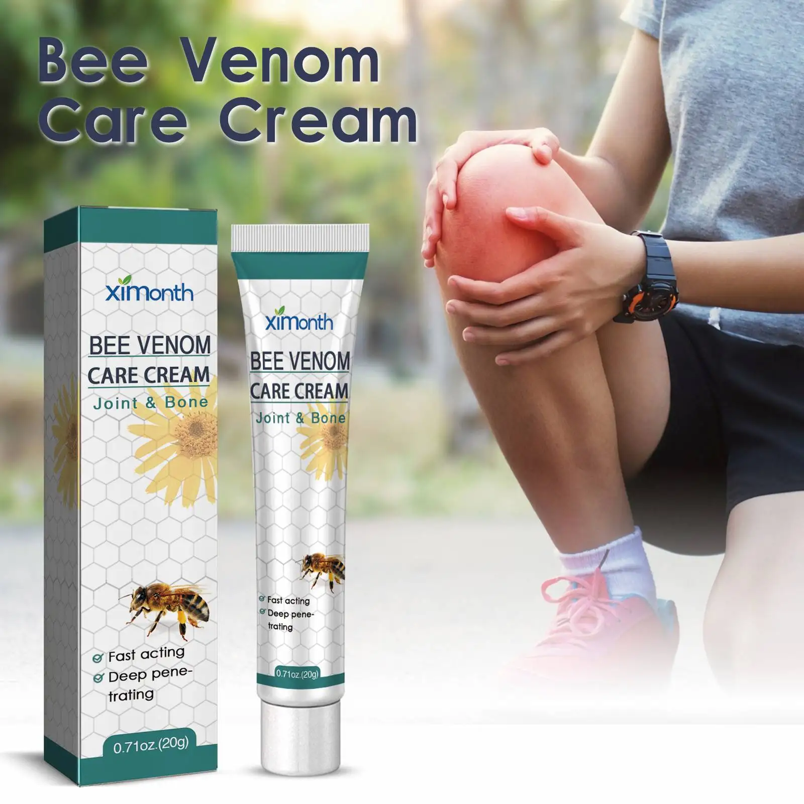 Ximonth Wholesale Private Label Soothing Joint Care Cream  Bee Venom Care Cream Relieving Joint & Bones Pain