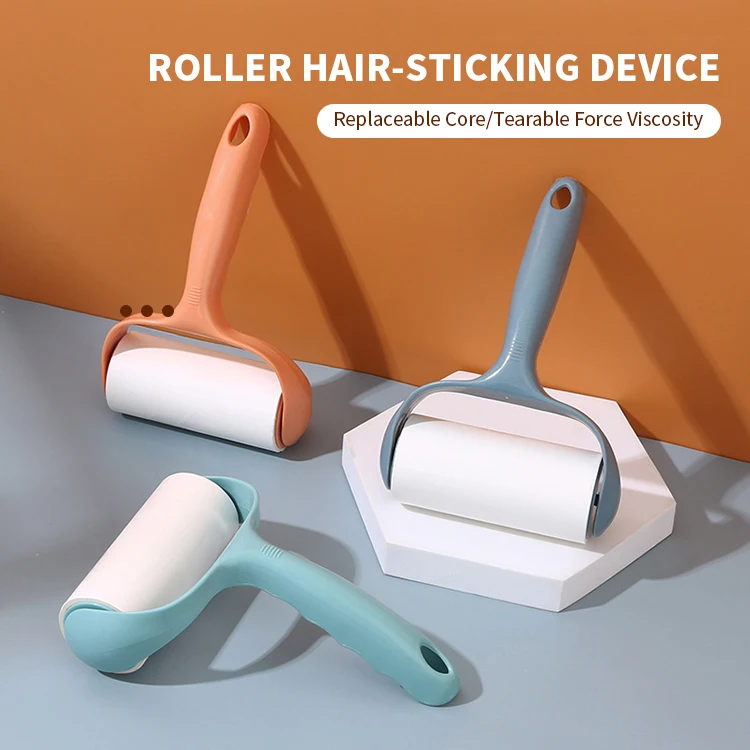 2024 New Designer Lint Roller Ball for Pet Hair Clothes Furniture Handle Convenient Pet Hair Remover Roller