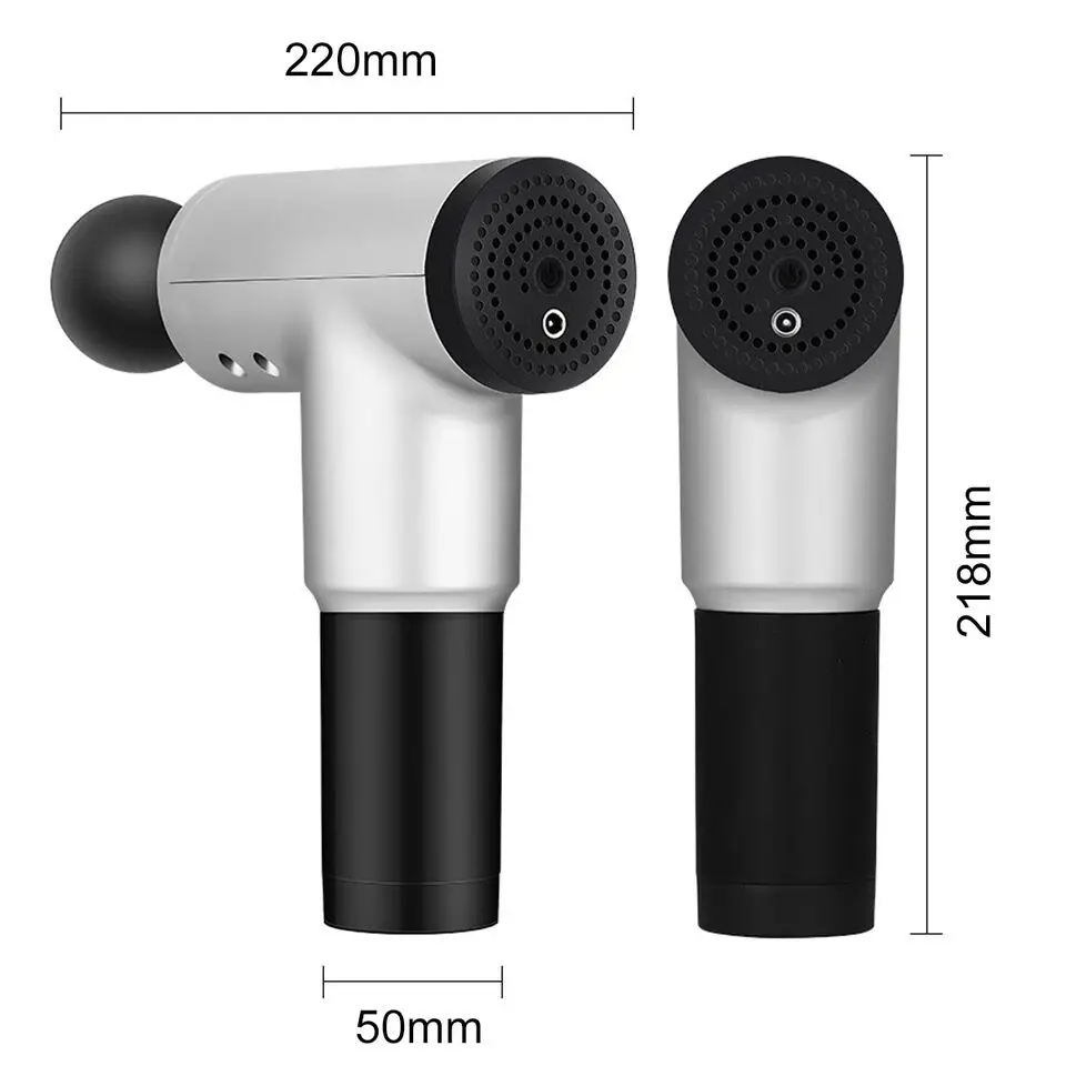 KH-320 Fascial Massage Gun Powerful Cordless Percussion Massage Gun After Exercise 6 Level Variable Frequency