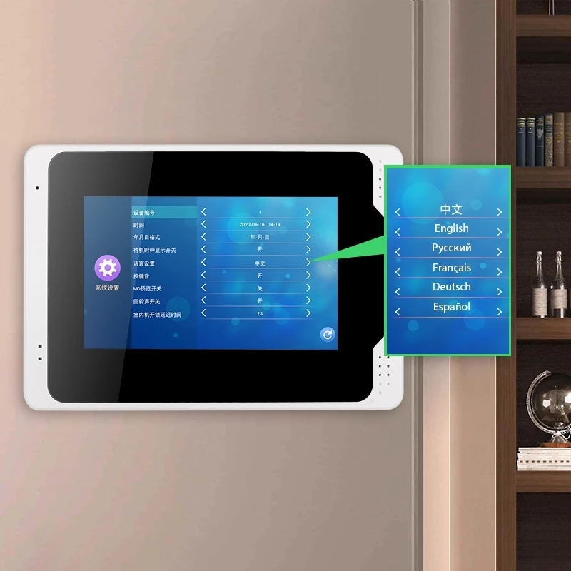 4 провода 1080p hd smart ip интерком Wi-Fi кольцо видео дверной звонок с приложение tuya видео-телефон двери Система внутренней связи ip-телефон