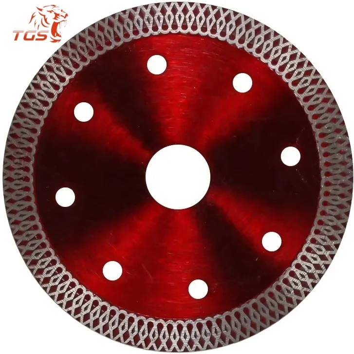 TGS Hot sale Mesh Thin Turbo Circular Diamond Saw Blade Sharpening Disc  For Cutting Marble Brick