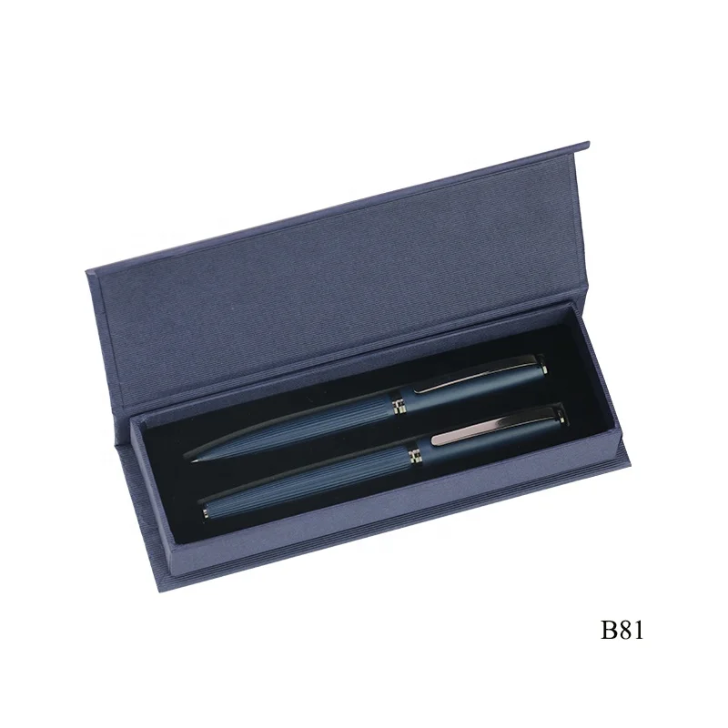 Best Writing Twist Luxury Gift Promotion Ball Point Pen Royal Blue Advertising Personalized Metal Pens With Custom Logo