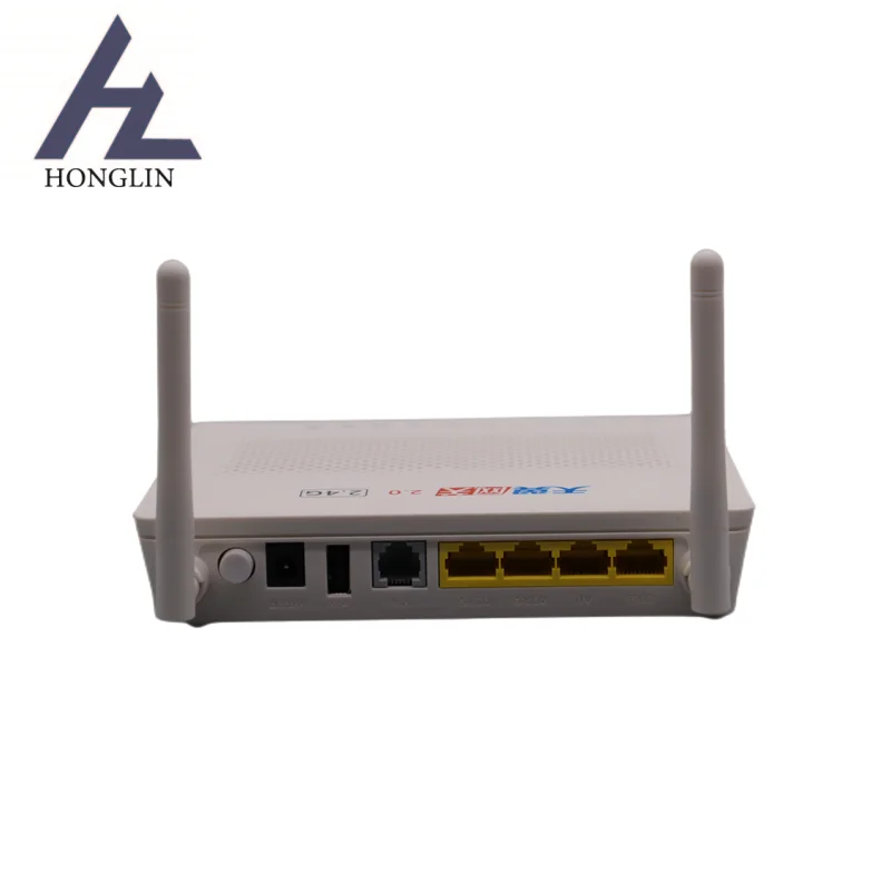 Hot sale products HS8145C Fiber Onu Gpon Router 1GE + 3FE + 1TEL + USB + Wifi Echolife HS8145C terminal
