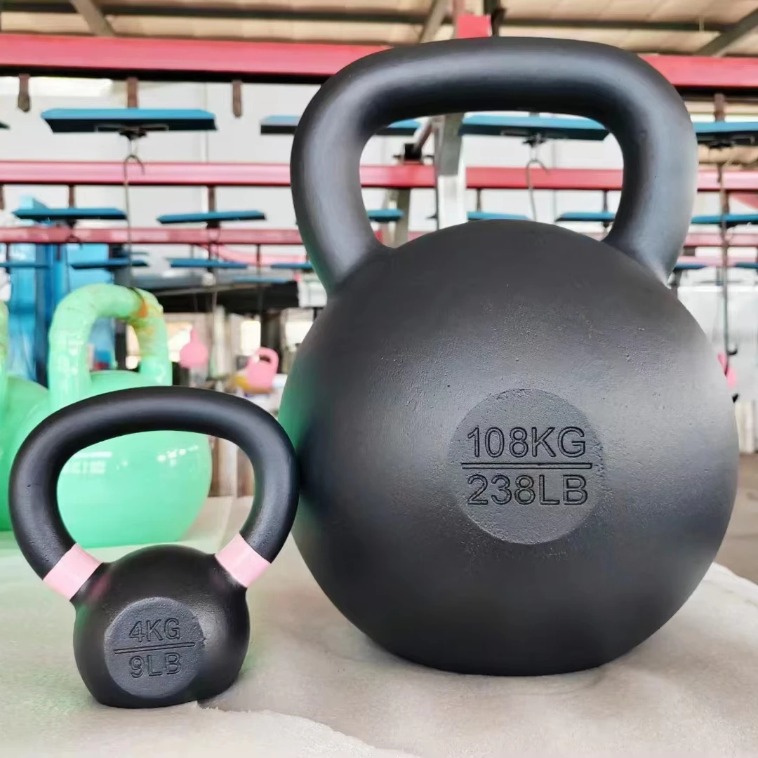 Big Weight 100kg Kettlbell Weights 80kg Cast Iron for Strength Training Full-body exercise