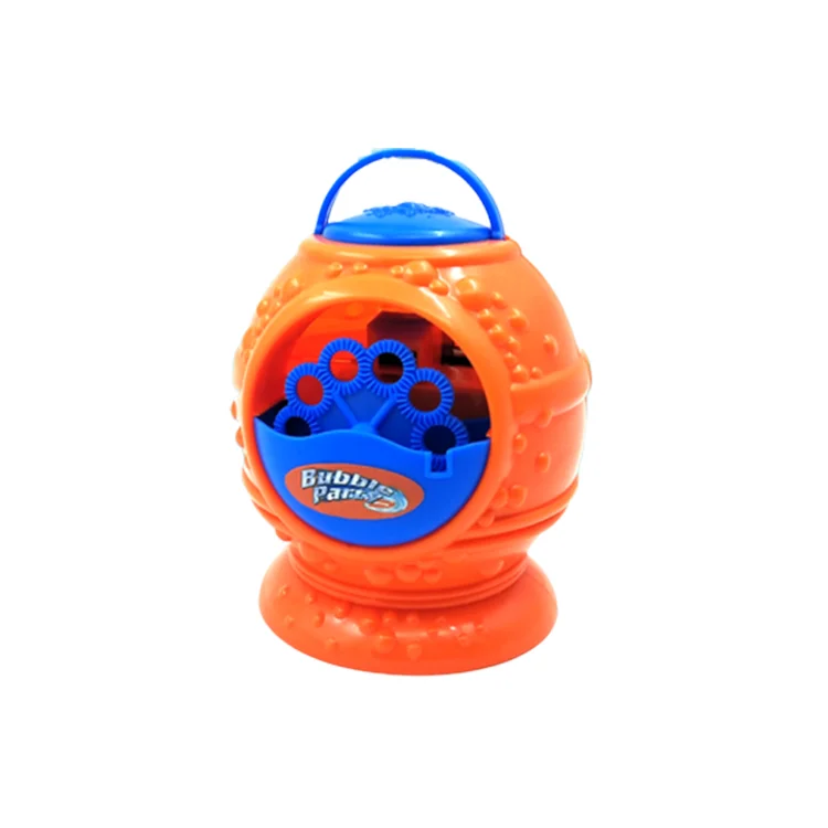 Kids party toy round  easy operation hurricane bubble maker 10 blades plastic high output portable dogs whirlwind bubble machine