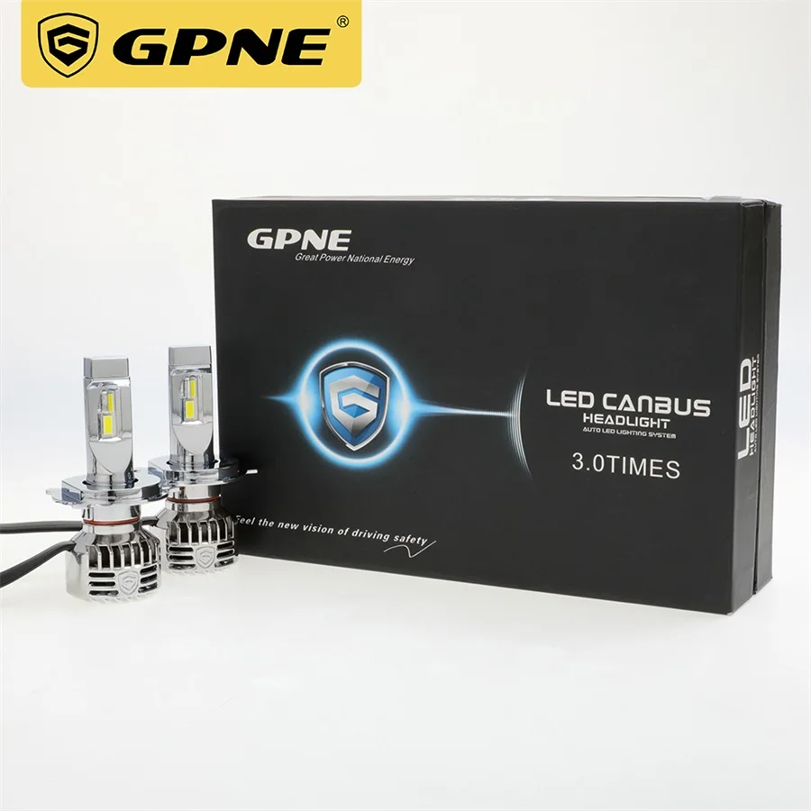  GPNE R4 суперъяркая маленькая мини-лампа высокой мощности H4 светодиодная автомобильная лампа H7 H11 9005 9006 360 для