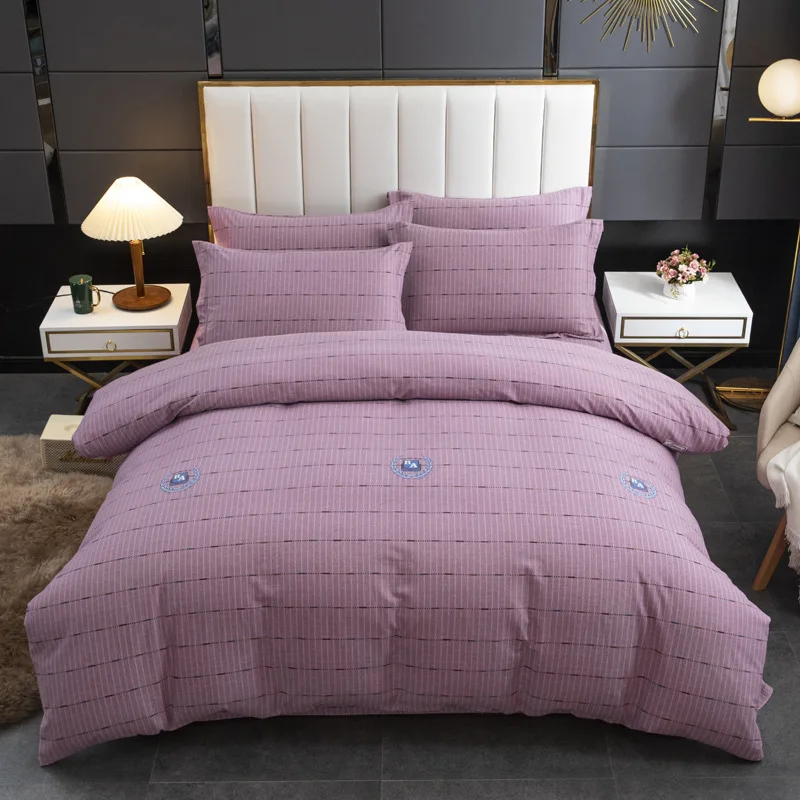 Новый дизайн хлопковое постельное белье с алоэ вера роскошные льняные простыни для детской кроватки Комплект постельного белья