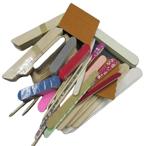 Factory Wholesale Double Ended Cuticle Pusher Remover Tool Disposable Wooden Nail Sticks For Manicure