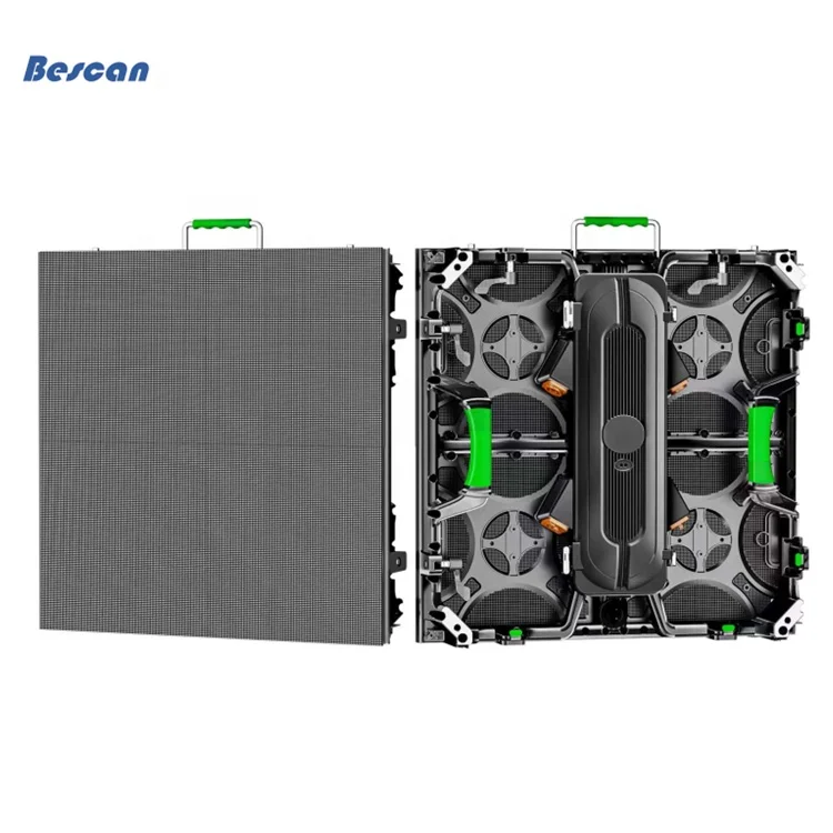 Bescan P3.91 светодиодный экран заземления поддерживает фермы дисплей выставки видео стены для дома и улицы водонепроницаемый
