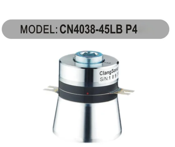 2023 High Quality Transducer With Screw Hole 40k 60w Piezo Ultrasonic Transducer For Yuhuan Valve Washing Machine