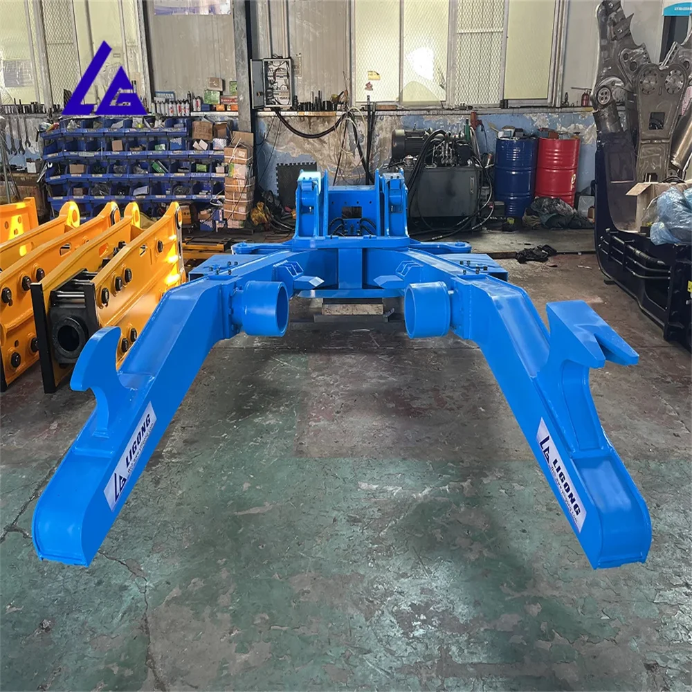 CAT320 Excavator car press frame,car dismantling holding arm with long using lift