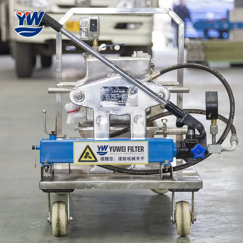 Small Model Dewatering Manual Filter Press for Laboratory