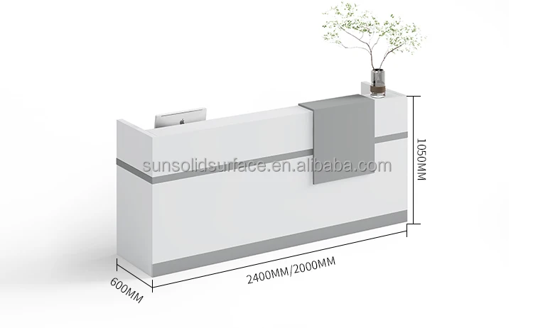New Design Office Reception Desk Beauty Salon Furniture Front Desk Bar Reception Counter