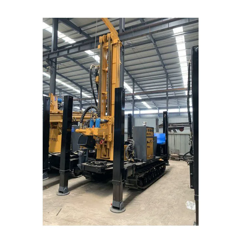300m Crawler Diesel Engine water well drilling machine borehole rig mine drilling rig factory price
