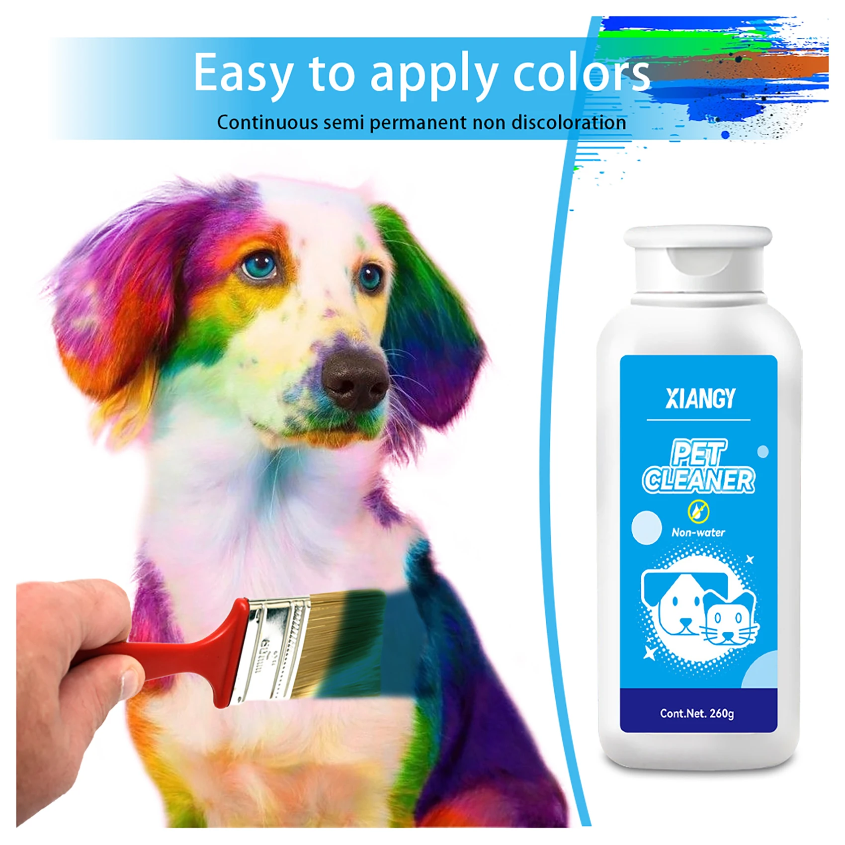 Wholesale Natural Pet Hair Dye Cat And Dog Hair Dye Pet Fur Spray paint