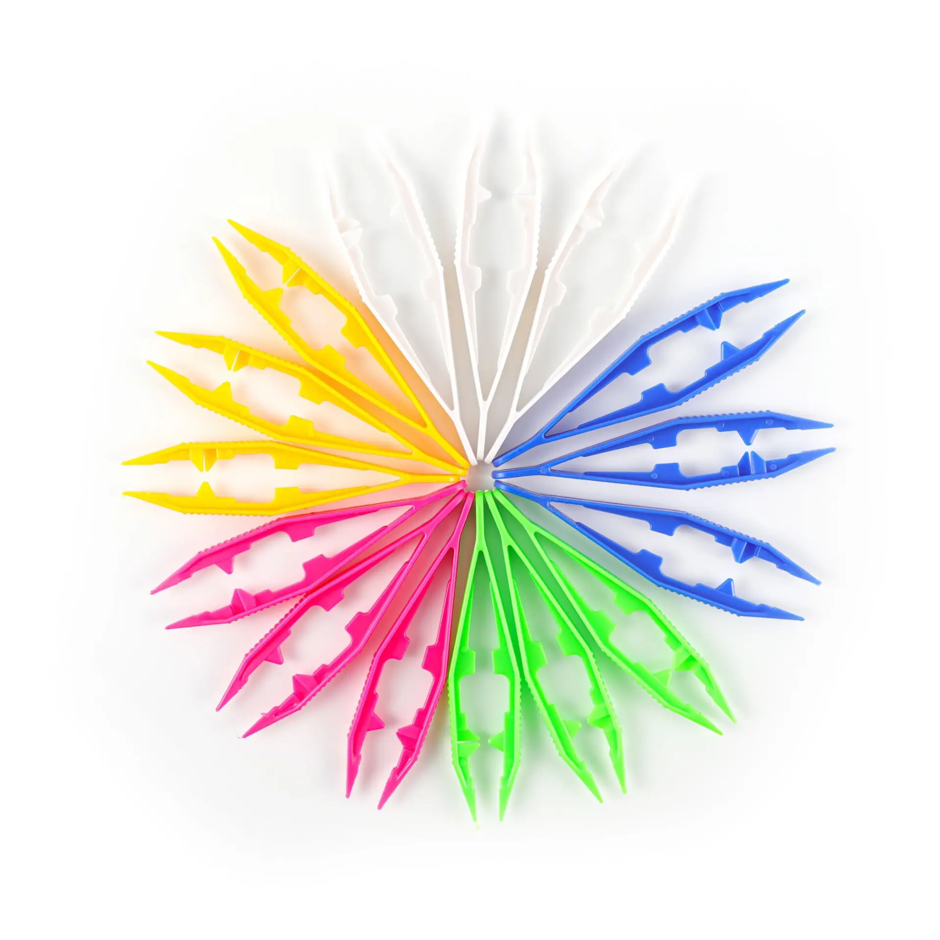 Pinpin Bean Plastic Tweezers Modern Design DIY Tools Kids Rope Format Special Accessories Pindou Tweezers Wholesale Manufacturer