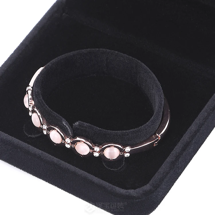 OEM/ODM Pendant Bracelet Bangle ring velvet boxes set packaging jewellery box, jewelry packaging & display