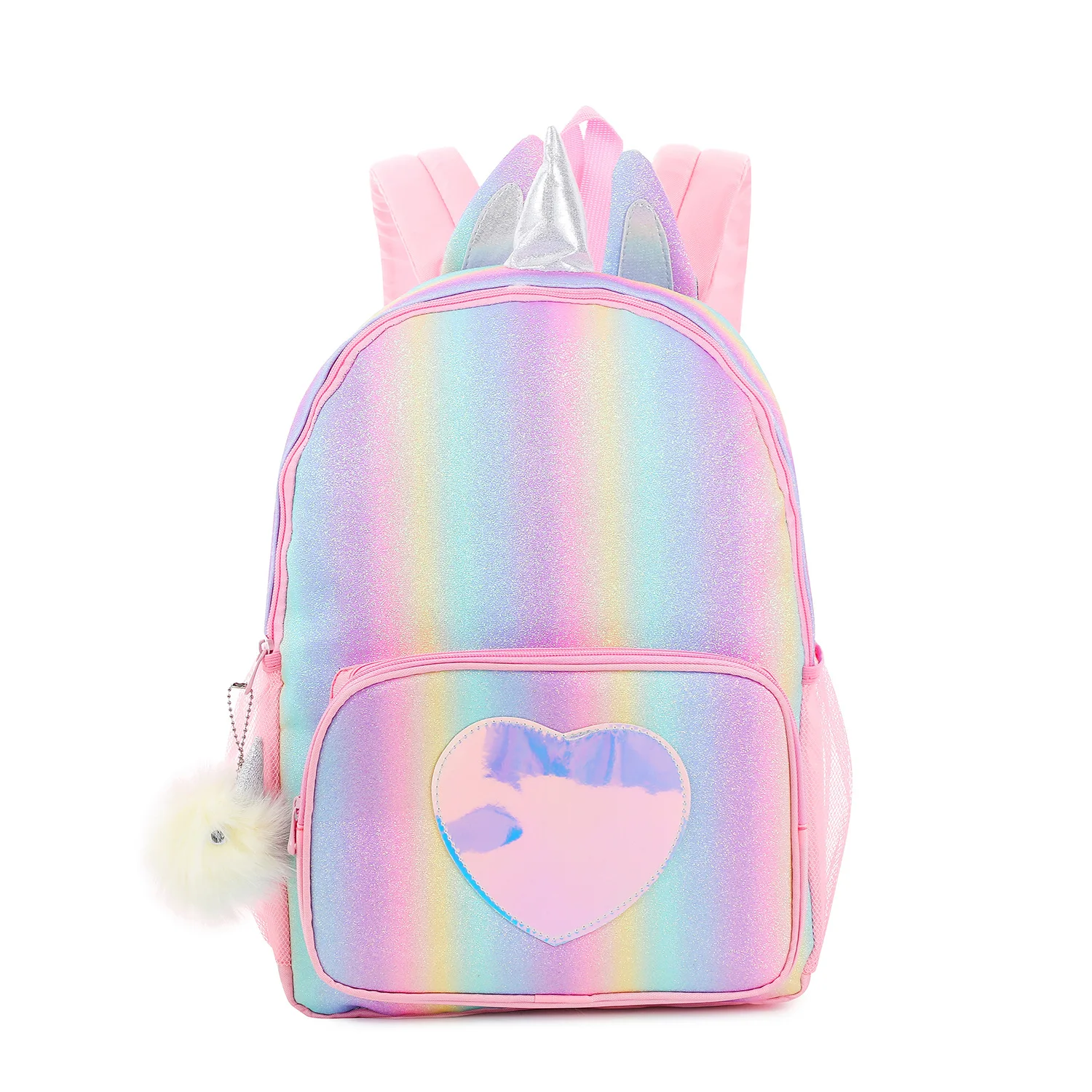 JANHE 2022 Wholesale sac a dos mochilas kawaii Beg rucksack Bagpack Girl Schoolbag Kids Unicorn Backpack Bookbag Girls Back Pack