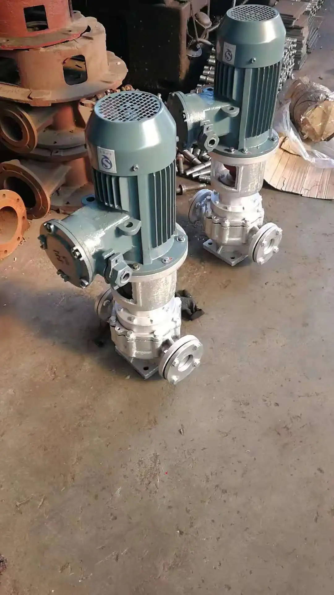 industrial engine hydraulic high mold temperature cooking gear thermal diesel oil circulation heat transfer  vertical pump motor