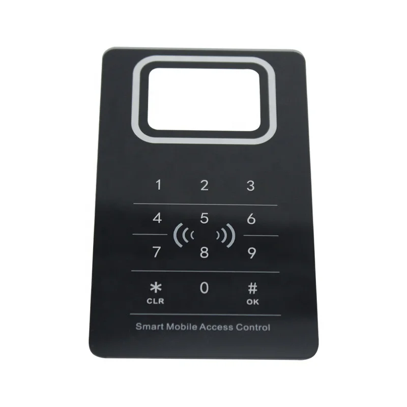 Умный сенсорный выключатель стеклянная панель устойчивая к давлению трафаретная печать закаленная