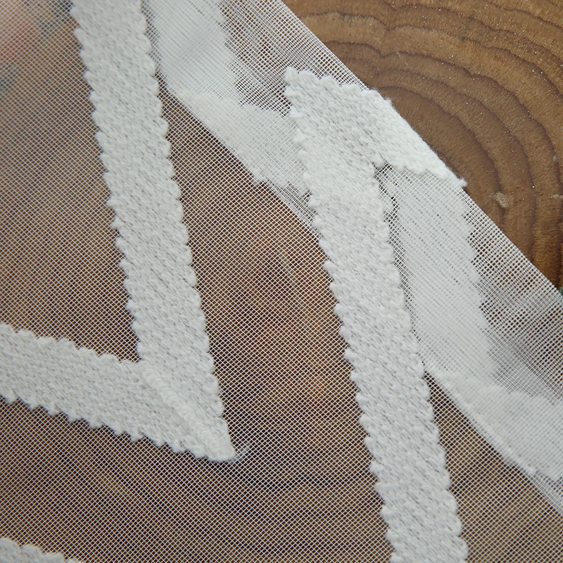 Innermor Ribbon Curtains Faux Linen Elegant Curtain for Kitchen Bedroom Ready Made Curtain for Living Room Modern Customized