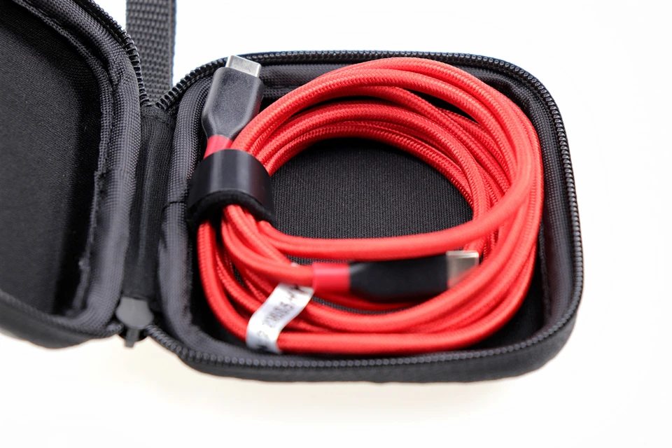 Eva Hot Pressing Storage Carrying Hard Case Custom Zipper Close Protective Small Eva Transparent Earphone Case With Zipper