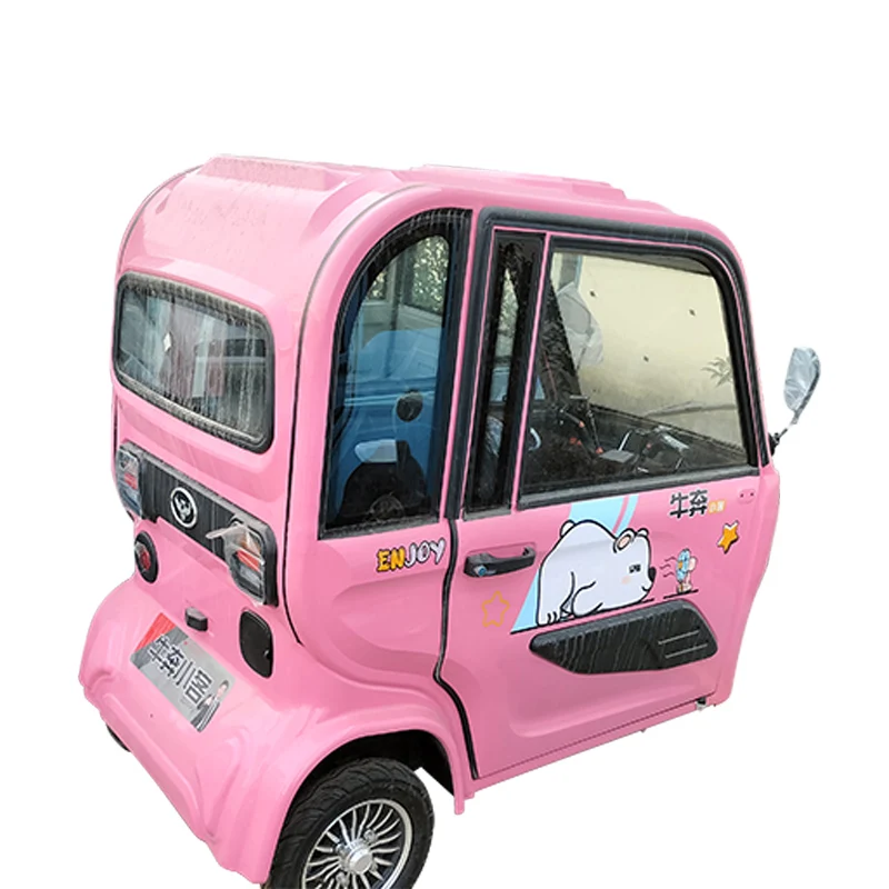 Cheap New Electric Vehicle Enclosed Scooters 3 Wheel Passenger Electric Motorized Tricycle For Adults