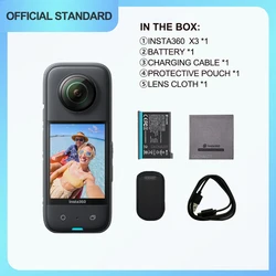 Insta360 ONE X3 360 Action Camera dengan 1/2 48MP Sensor 5.7K 360 Active HDR Video 72MP 360 Foto 4K Single Lens