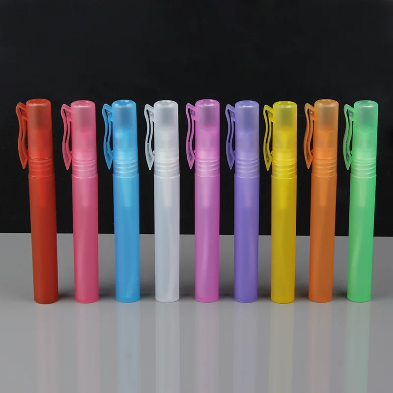 Cheap colorful Plastic  Travel Perfume Atomizer Container 5ml 10ml 15ml recycled pp plastic pen perfume spray bottle