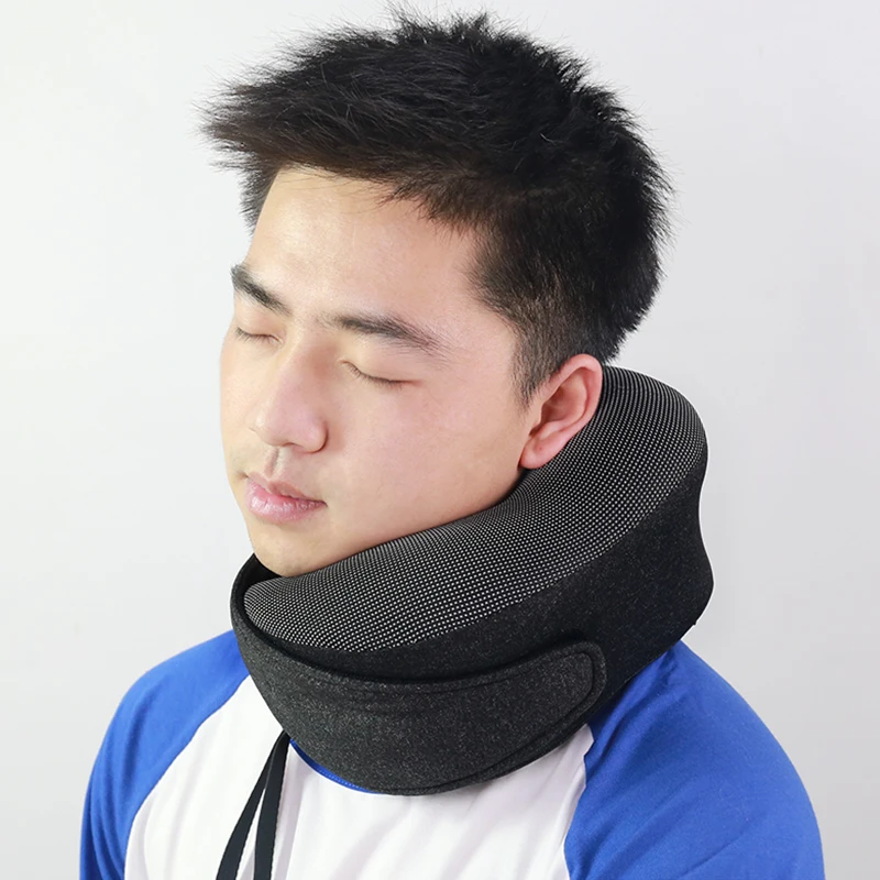 Custom Logo 2 in 1 Pillow Schlafkissen Pain Relief Airplane Car Seat Headrest Pillow Travel Rest Sleeping