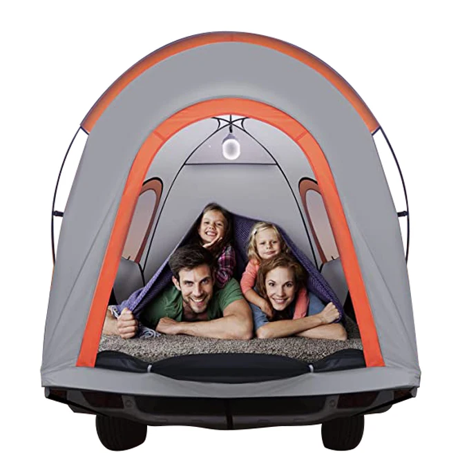 Portable 210d oxford cloth waterproof truck awning car rear tent Trailer pickup truck tent for outdoor camping