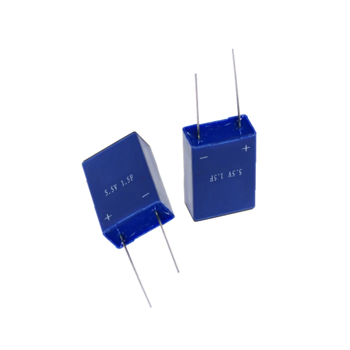 Batteries capacitor 5.5V 1.5F Double layer super capacitor for electric toys/intelligent instrument