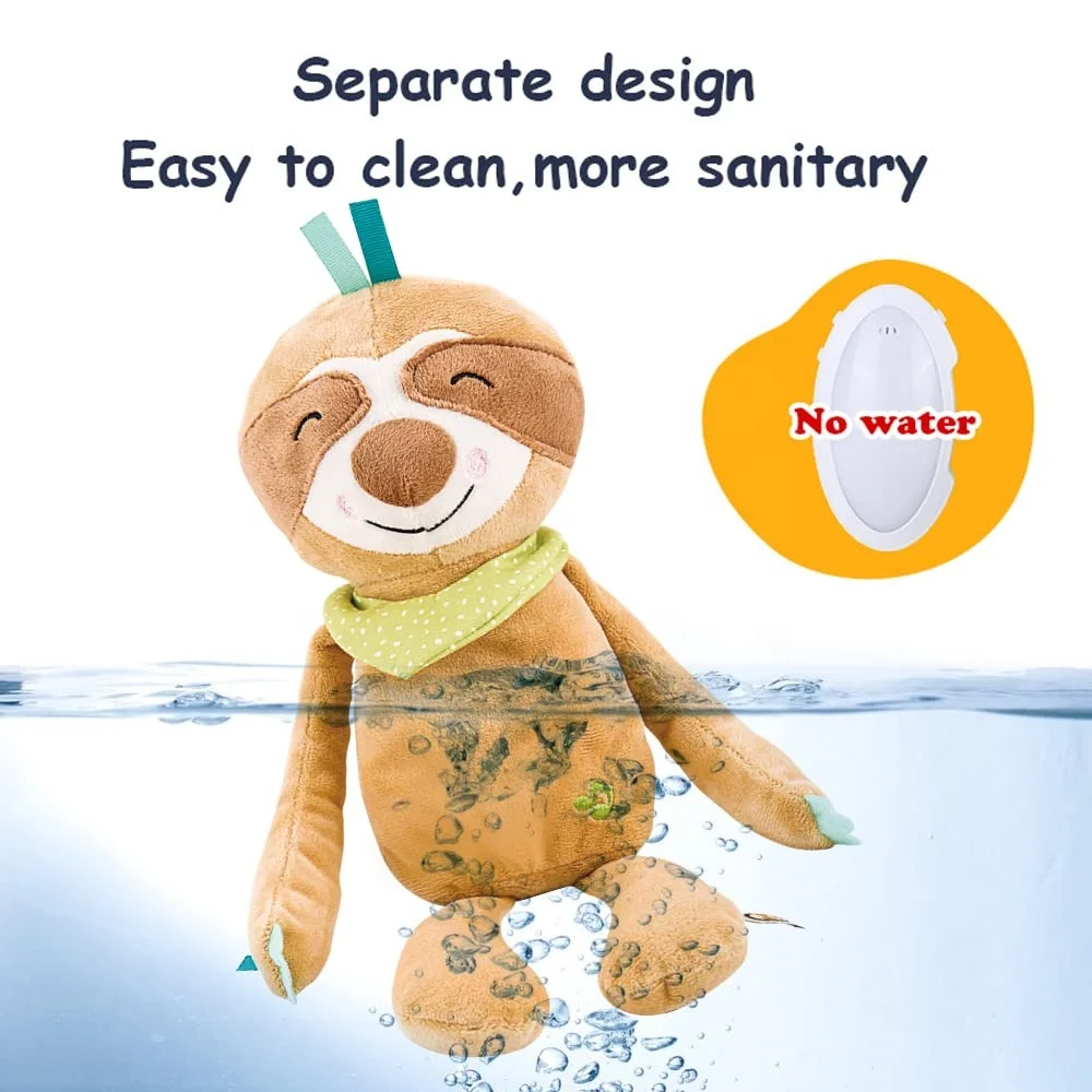 Infantile Sleeping Plush Toy Soft Toys Night Light Star Projector Lullaby Sound Bear Plush For Baby Kids Squishies Sleep Soother