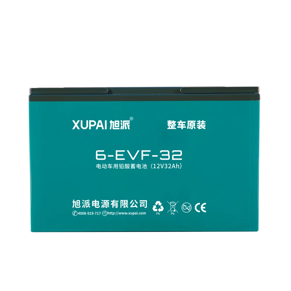 XUPAI 6 evf 32 battery 12V 32ah for electric