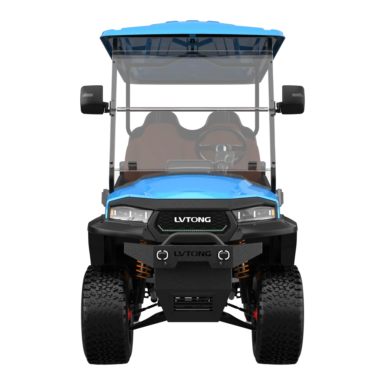 Electric 4-Seater Golf Cart 4kw Motor 48v Battery CE Certified