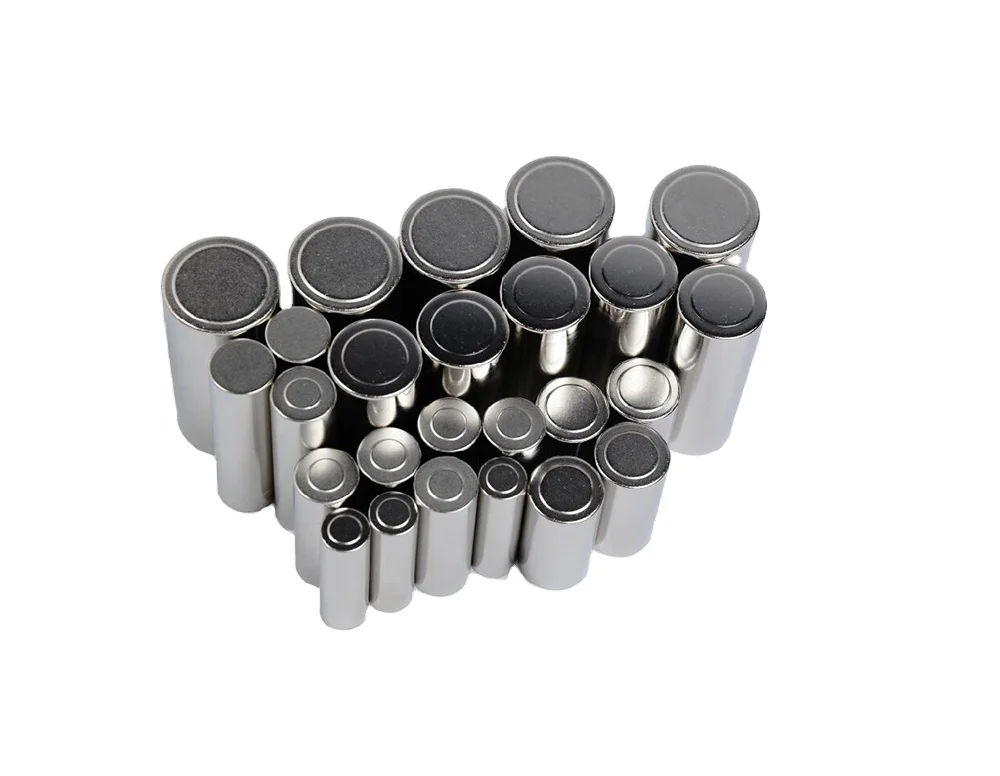 lithium ion battery 18650 Cylindrical battery cases and caps for battery raw materials