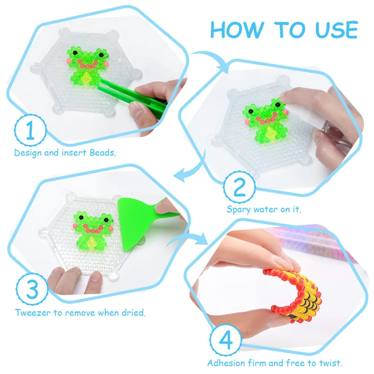 
24 colorful water beads 3D puzzle water beads diy 