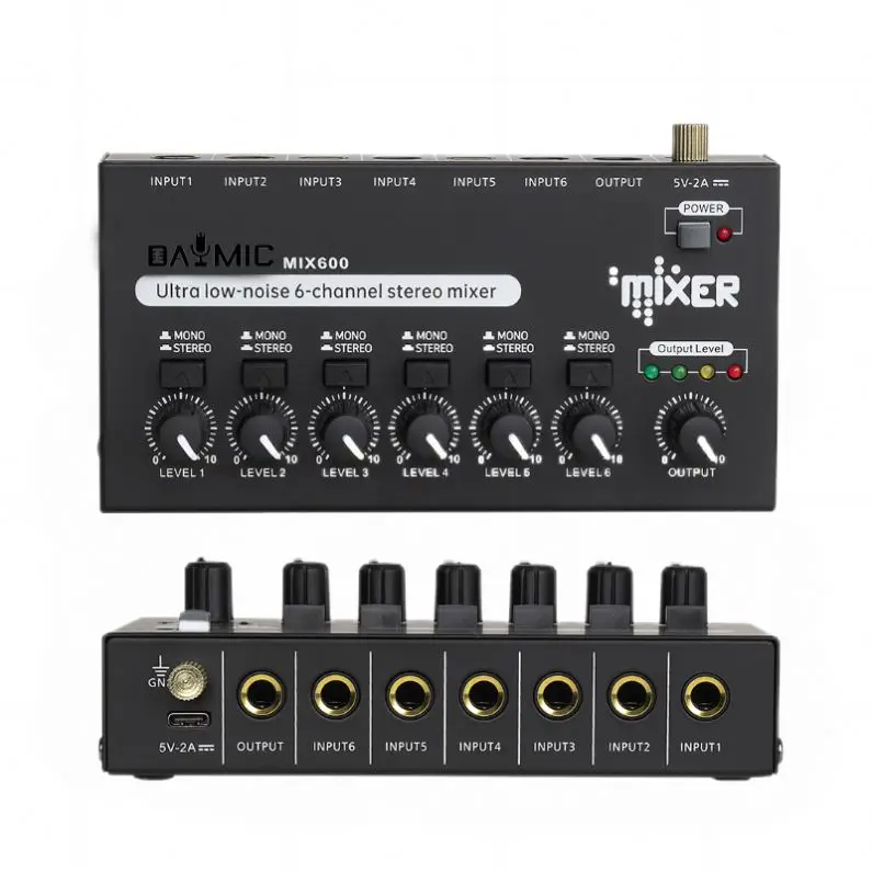 Mutil mixer monitor маршрутизация подходит для клавиатуры сценические электронные барабаны субмиксеры OEM