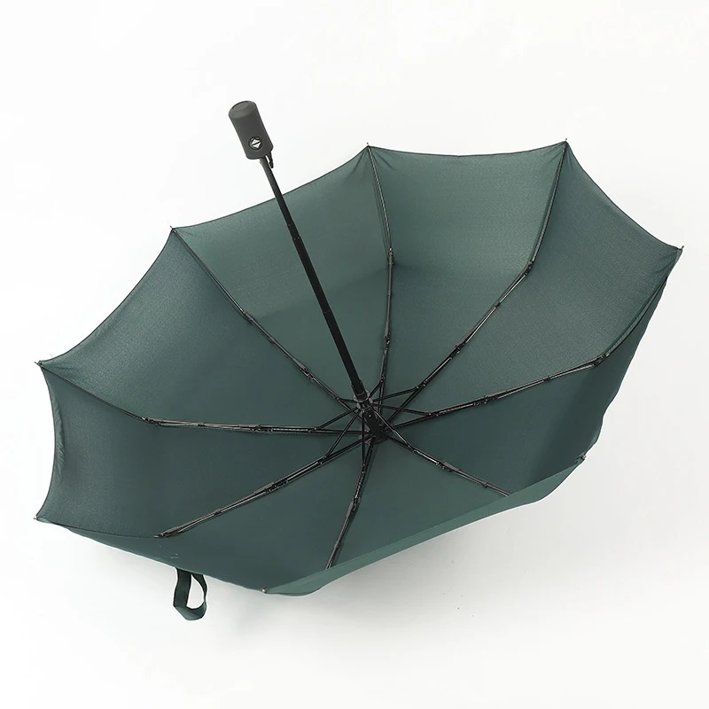 OK Umbrella Custom Printing Full Automatic Amazon Promotional UV Waterproof 3 Folded Umbrella for hotel bank company