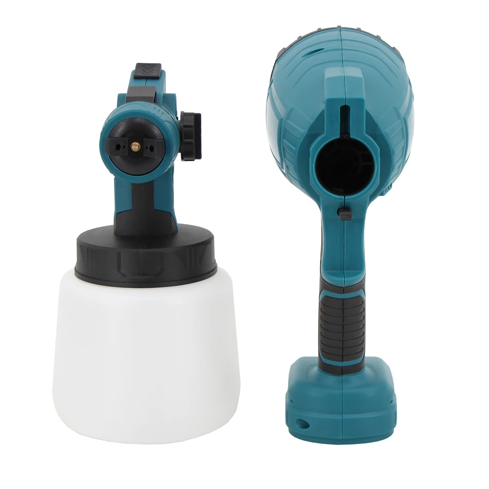 600W 1000ml Electric Cordless Sprayer Rechargeable Lithium Battery Paint Machine Airbrush Furniture Steel Coating Sprayer