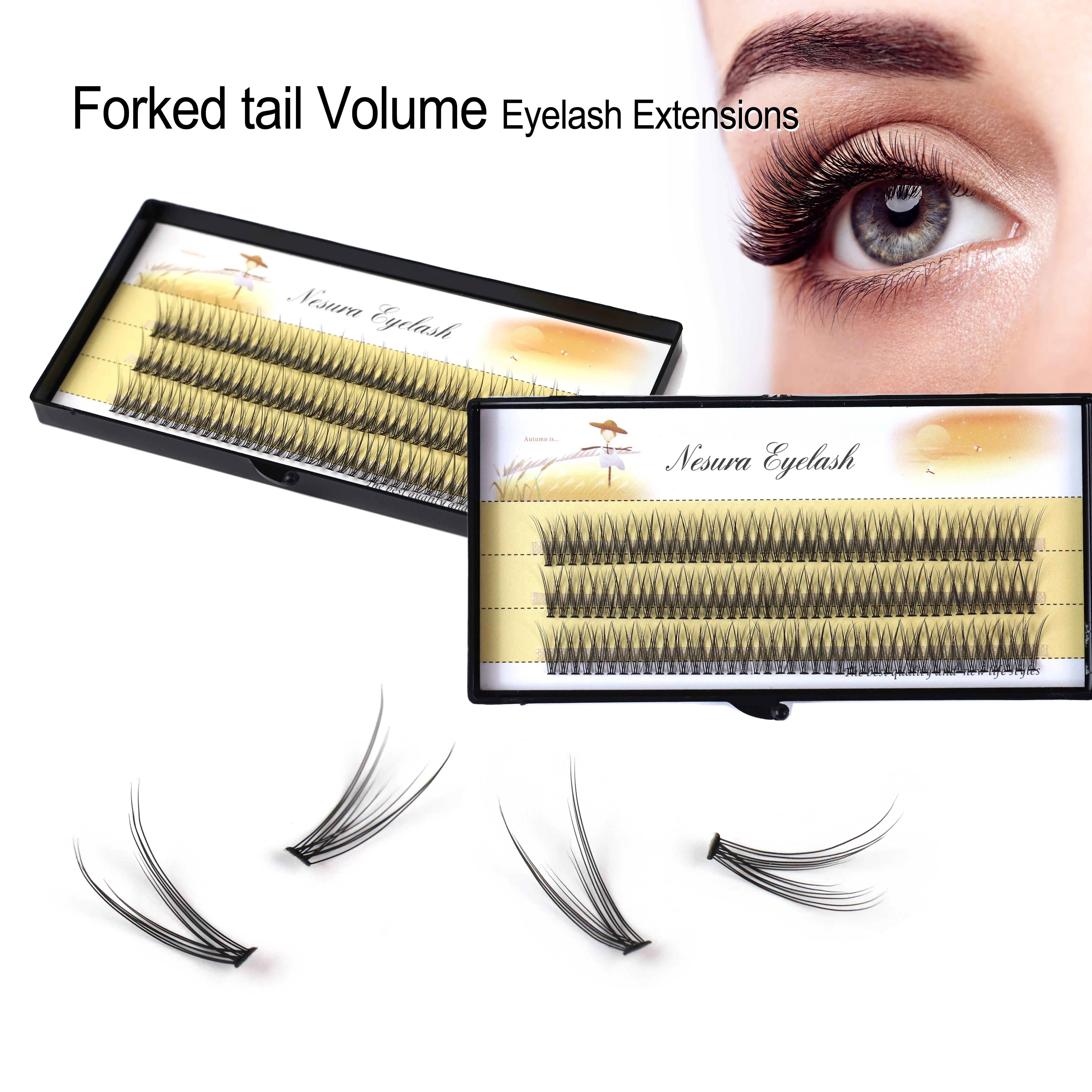 Wholesale Pre Made Eyelash Extension Premade Fan 2D 3D 4D 5D 6D 7D 8D 10D Volume Lashes