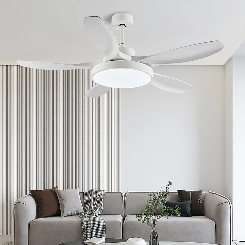 CE FCC Rohs ETL Certification LED Ceiling Fan Light European Style Decorative Electrical Ceiling Fan Modern Gua Home Office 100