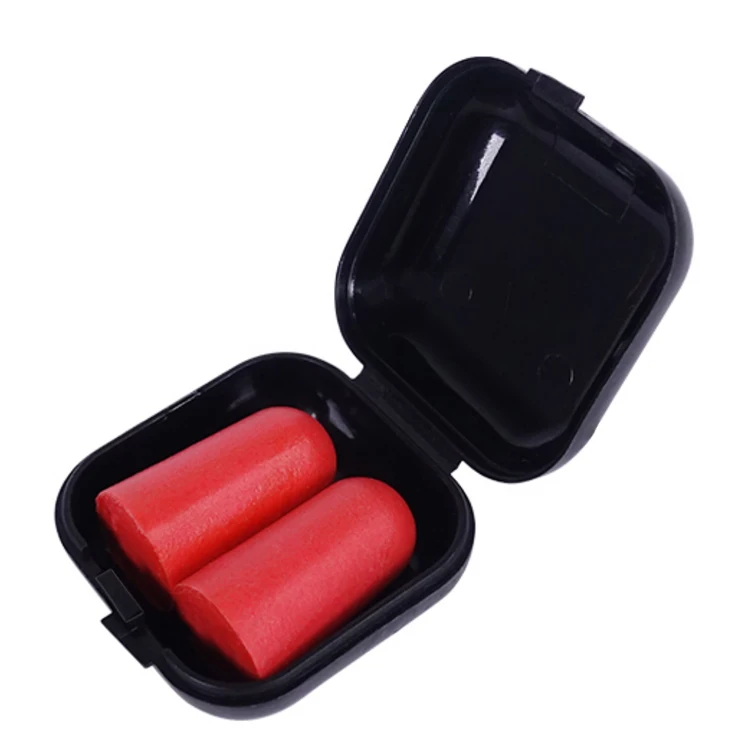 Foam Earplugs Logo Custom Ear Plugs Noise Cancelling Airplane Earplugs	with Case