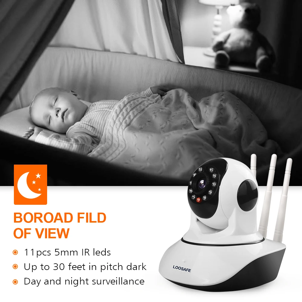  Loosafe беспроводной HD 1080P Камара Ip Wifi умный дом Onvif P2p Hd Cam ip-камера